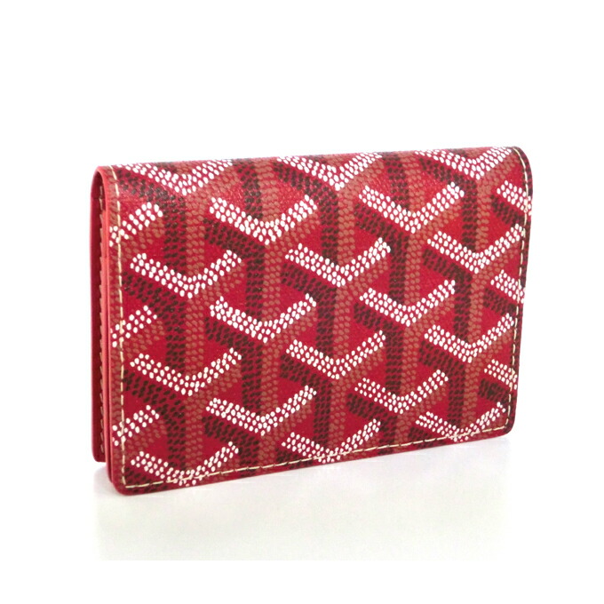楽天市場】ゴヤール 名刺入れ カードケース パスケース GOYARD レッド