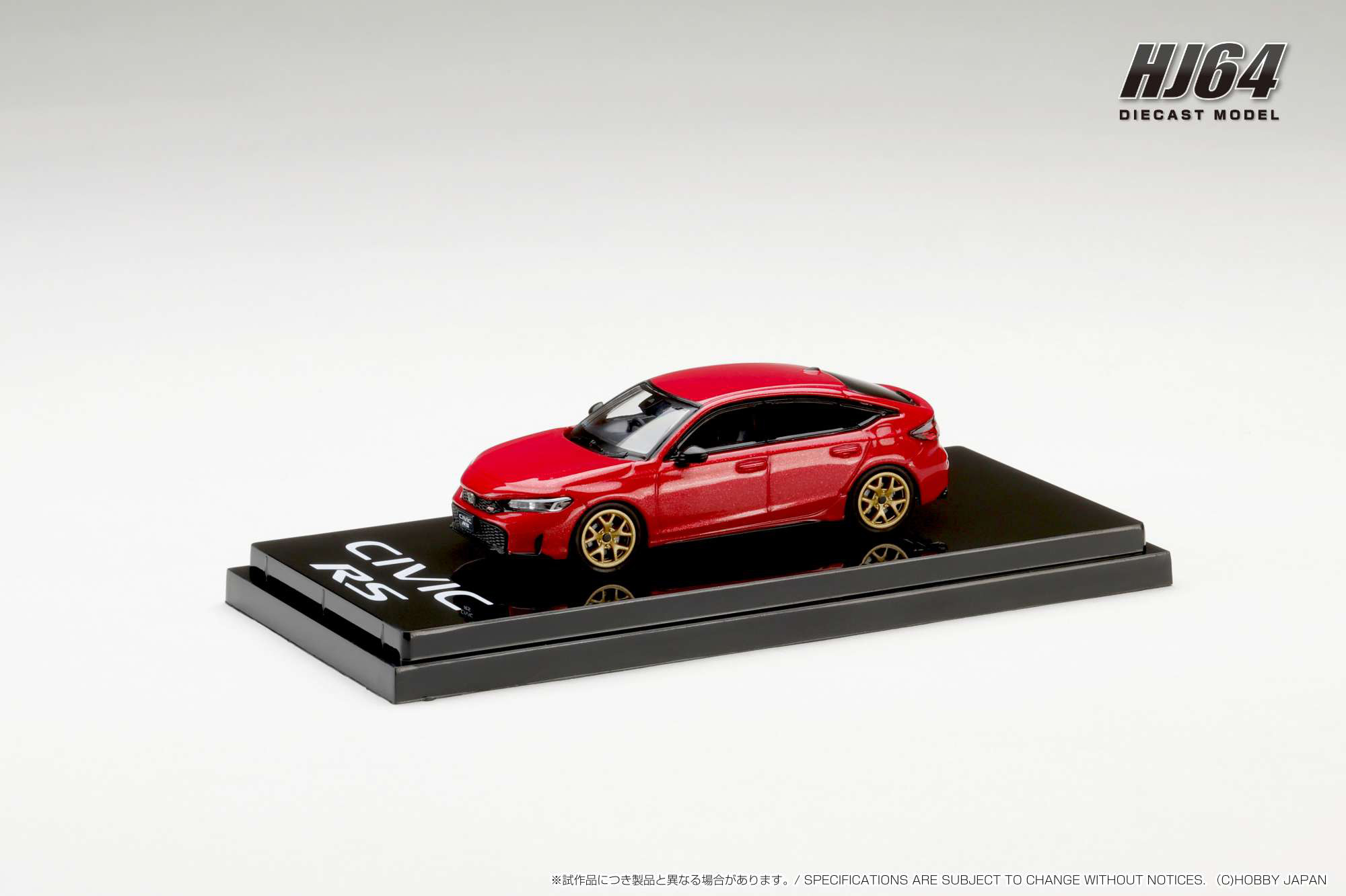1/64 ホンダ シビック RS カスタムバージョン クリスタルブラック