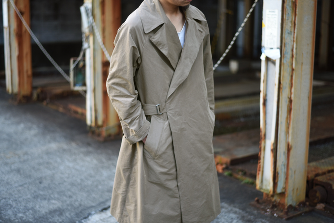 COMOLI -Cotton Nylon Tielocken Coat- | twelve blog