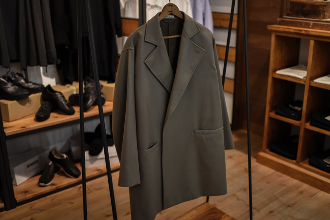 AURALEE -Light Melton Over Coat & Wide Slacks- | twelve blog