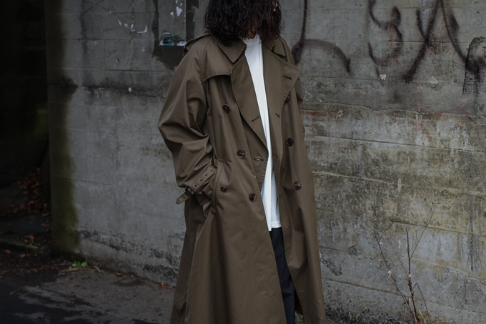 AURALEE -Finx Chambray Big Trench Coat- | twelve blog