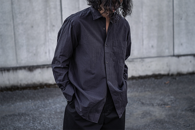 COMOLI -コモリシャツ, バンドカラーシャツ- | twelve blog