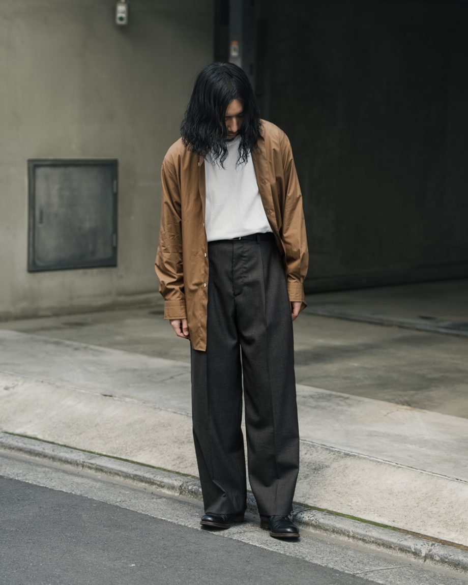 WIRROW -Wool Tropical Wide Slacks- | twelve blog
