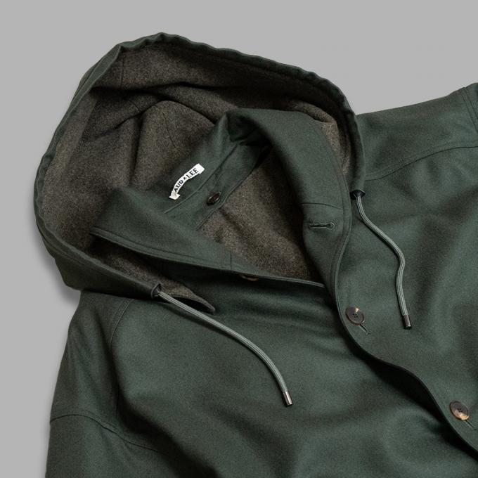 AURALEE / Light Melton Hooded Liner Coat | twelve