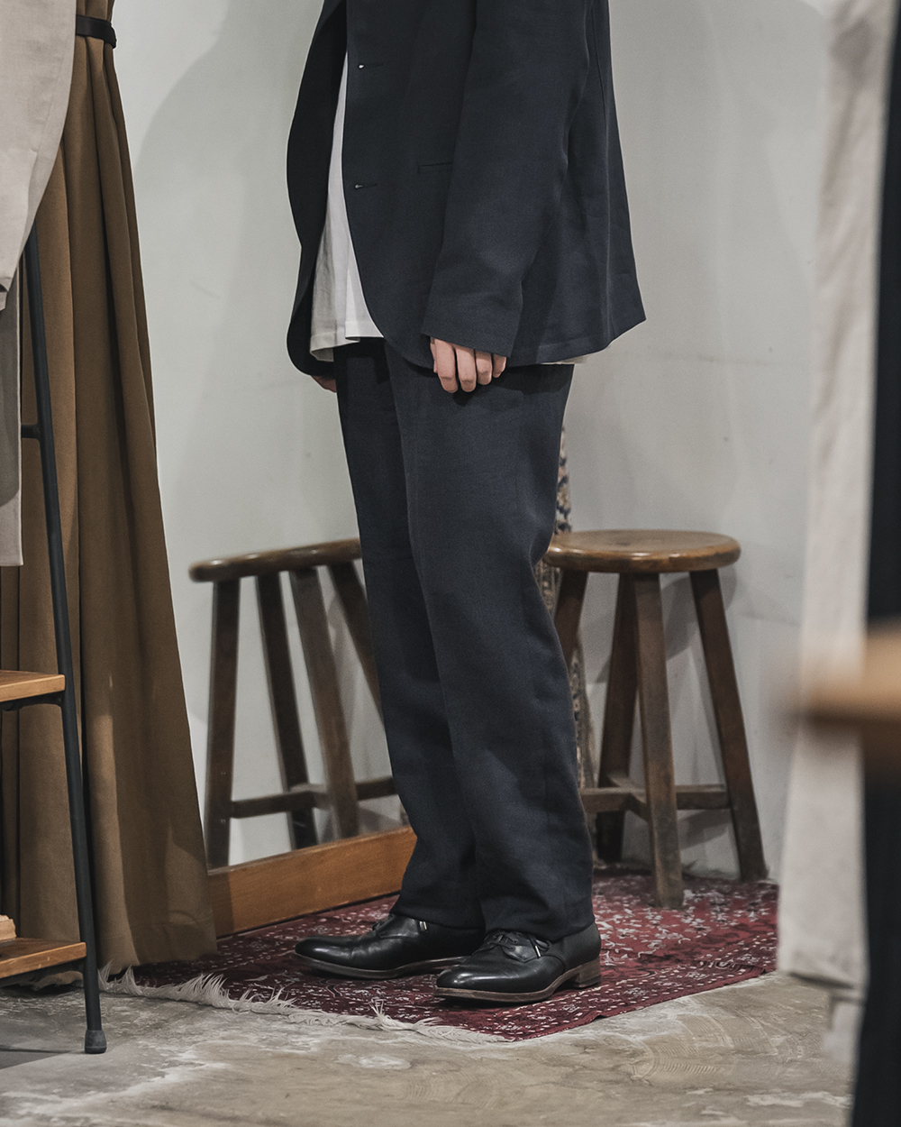 Fendart / One Tuck Side Adjuster (Navy) | twelve
