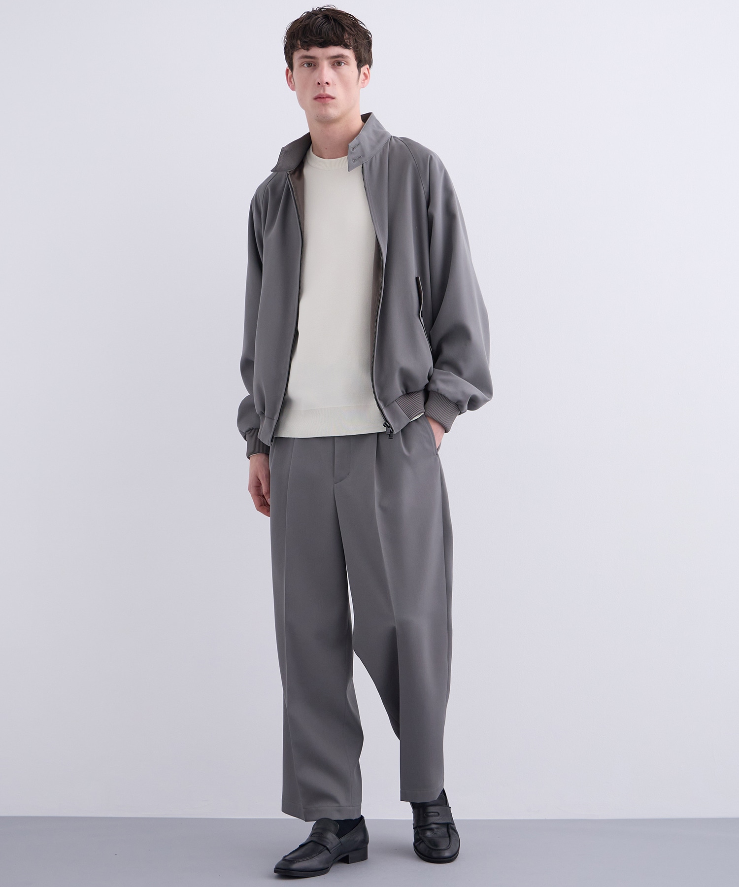 残りわずか｜再入荷なし〉HARD GABADINE グルカパンツ(1 GREY BEIGE