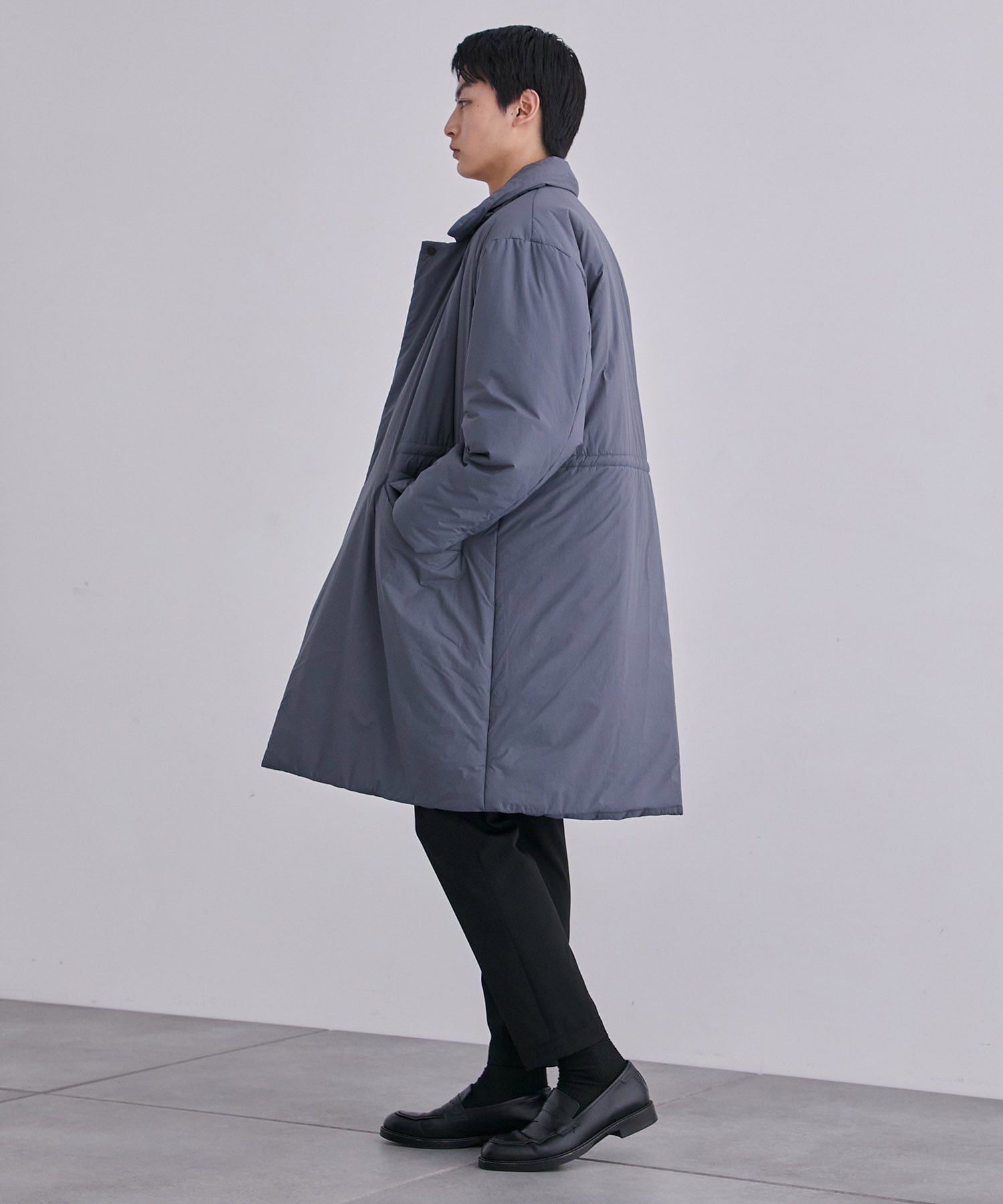 PRIMALOFTステンカラーコート(1 BLUE GREY): : メンズ｜UNITED TOKYO