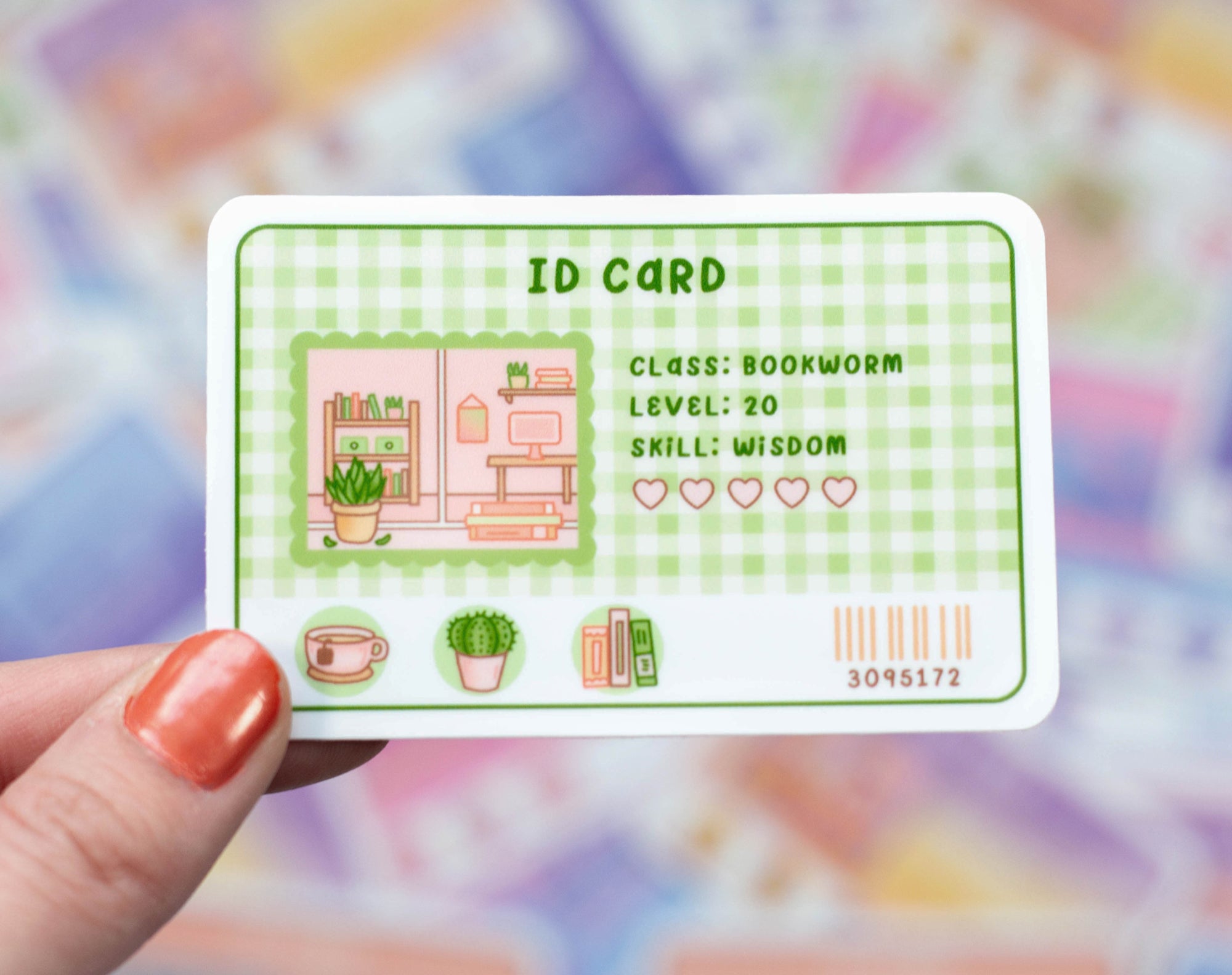 ID Card Sticker – Unicorn Eclipse