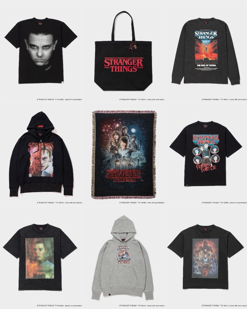 V.A. x ストレンジャー・シングス POP-UP STORE が国内11月27日より