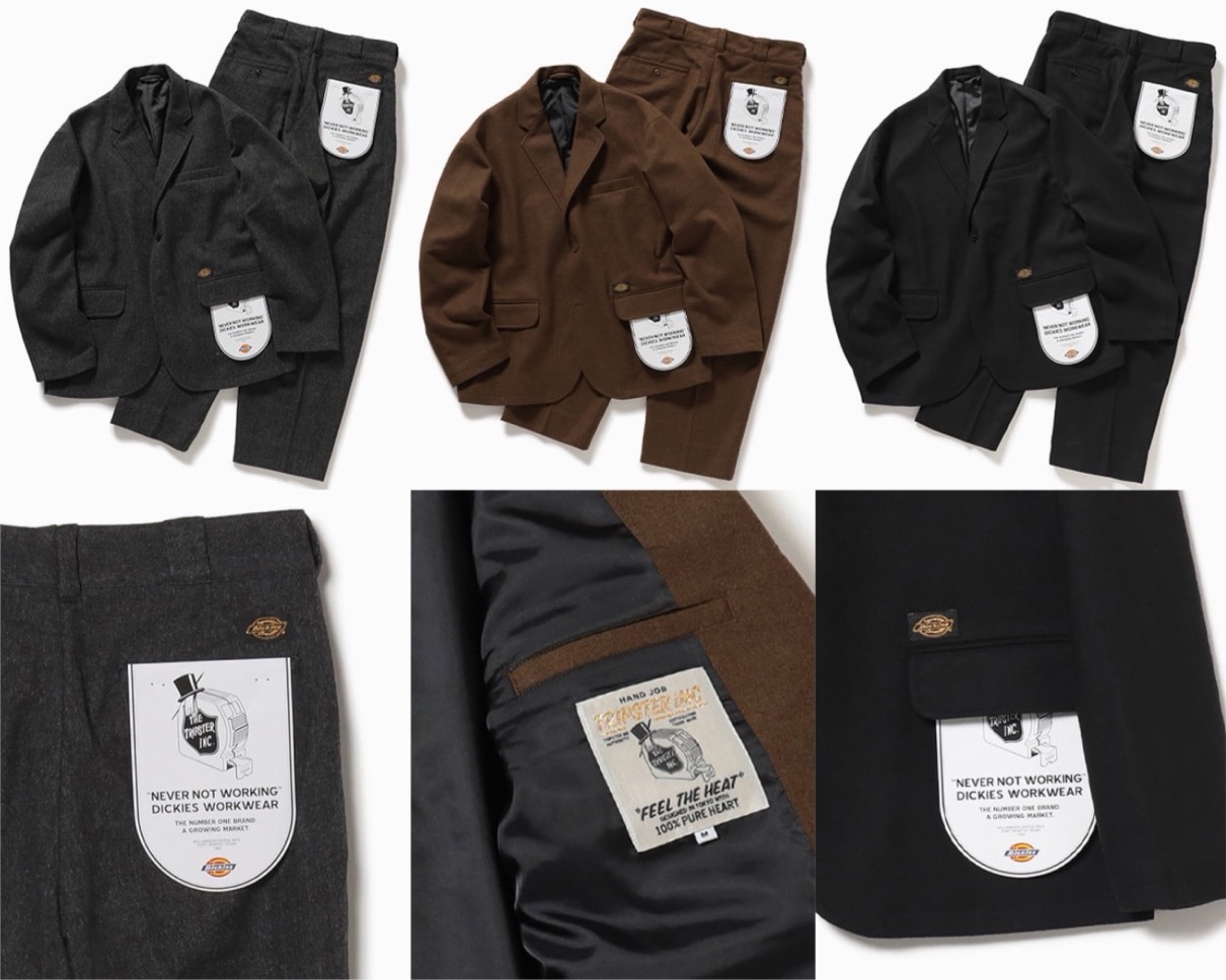TRIPSTER x Dickies コラボスーツ第8弾が国内1月5日よりWEB抽選販売