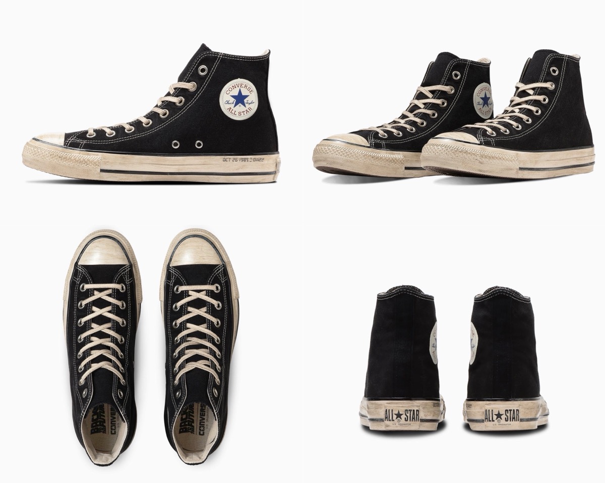 BACK TO THE FUTURE × Converse ALL STAR US MT & LG HI 全3モデルが