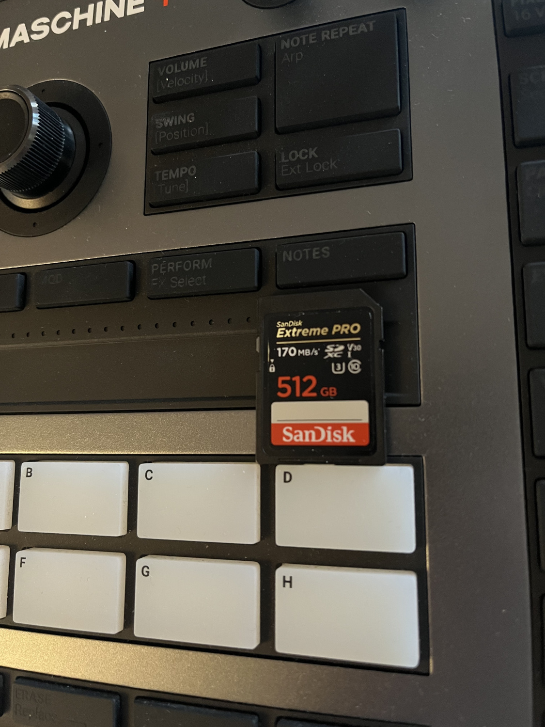 SD Card Size for Maschine Plus - Community