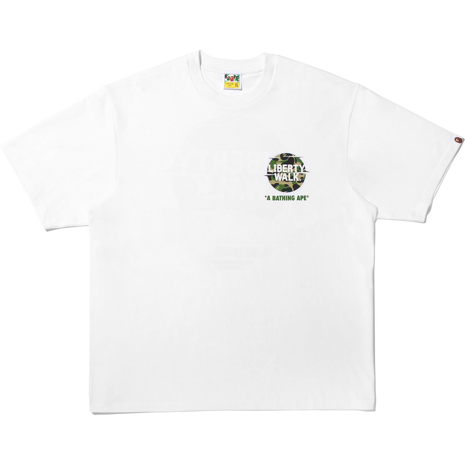 BAPE X LIBERTY WALK ABC CAMO LOGO RELAXED FIT TEE MENS – us.bape.com