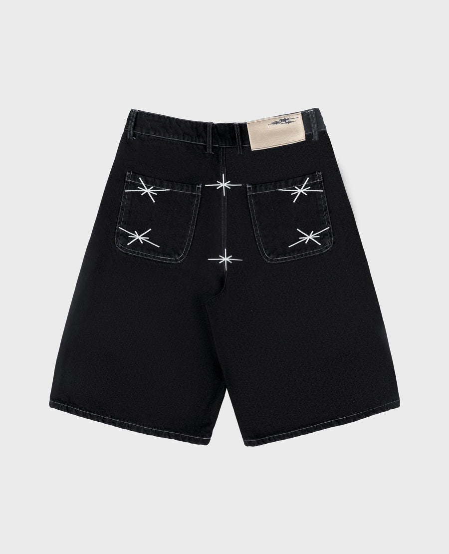 BLACK DENIM JORT – DIVINBYDIVIN