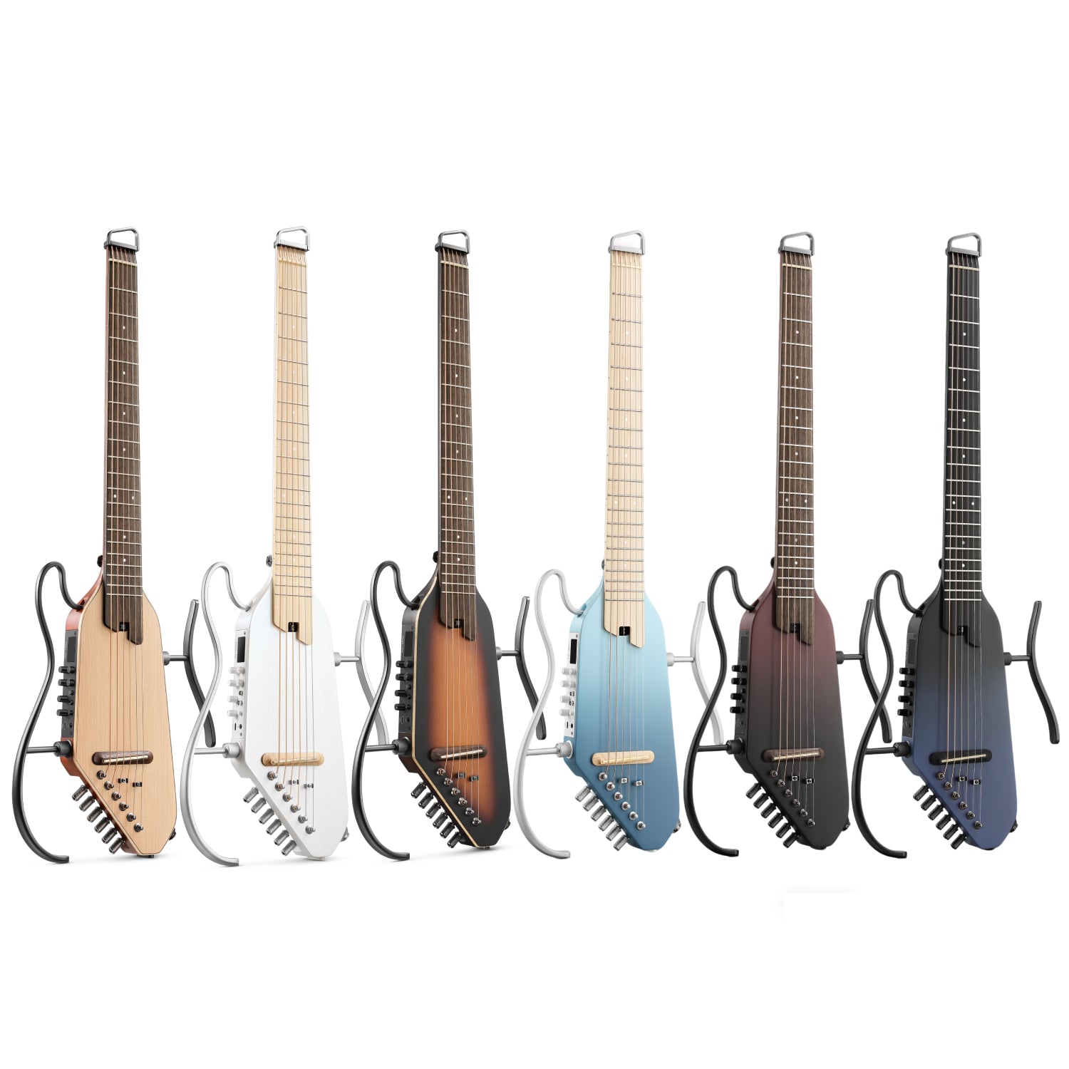 HUSH-I PRO Acoustic-Electric Travel Guitar with Sound Effects Donner