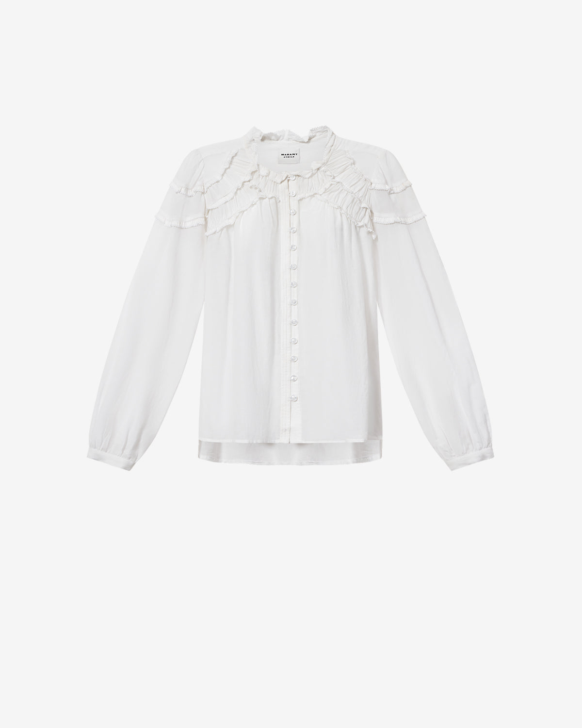 CHRISTA TOP Woman white | ISABEL MARANT Official online store
