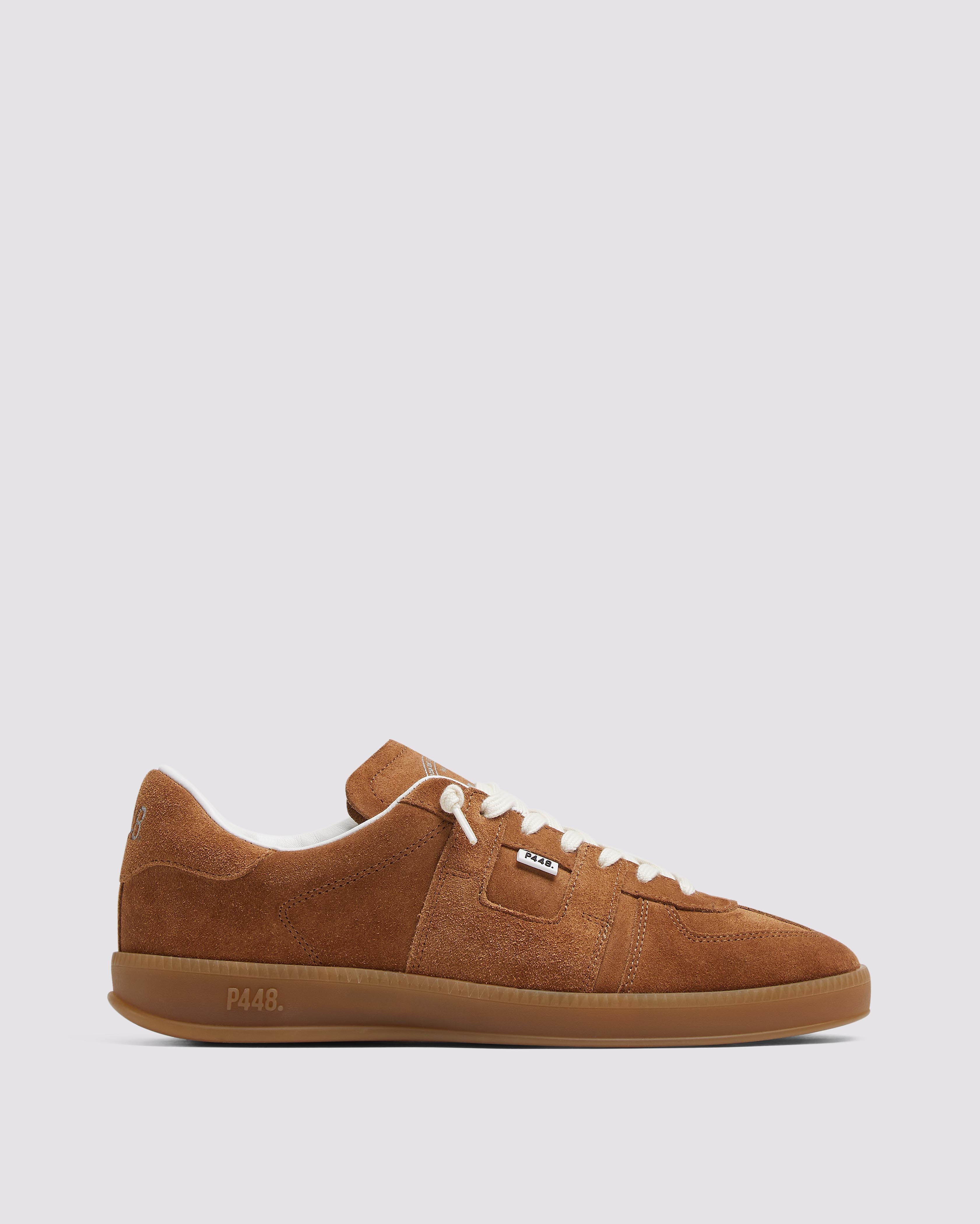 Monza Espresso - Low-Top All Brown Suede Sneaker – P448