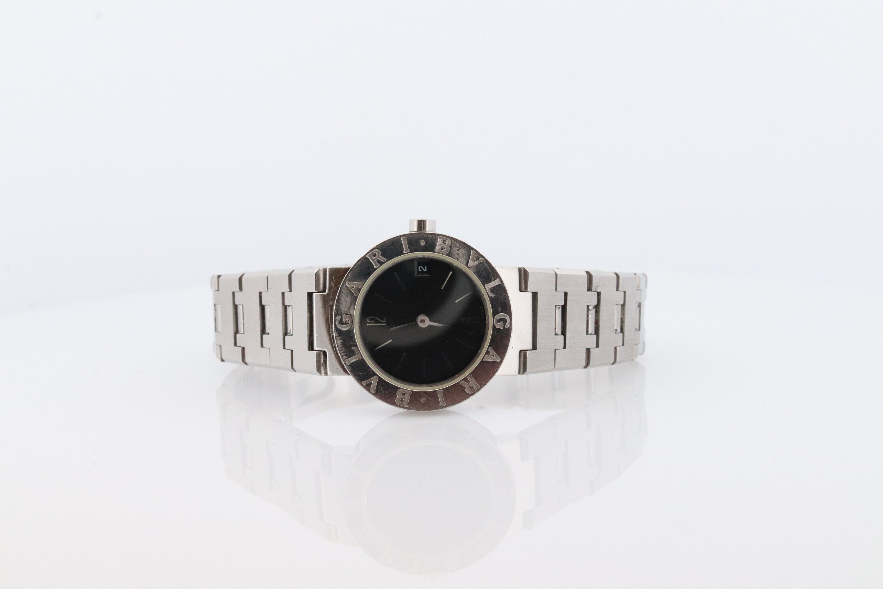 Vintage BVLGARI Watch. Bulgari BB 23 SS Stainless Steel Quartz