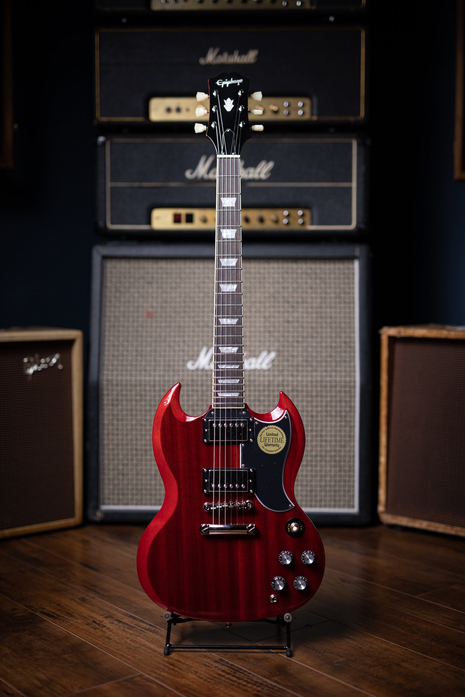 Epiphone SG Pro レフティーレッド、エレキギター Used Epiphone SG