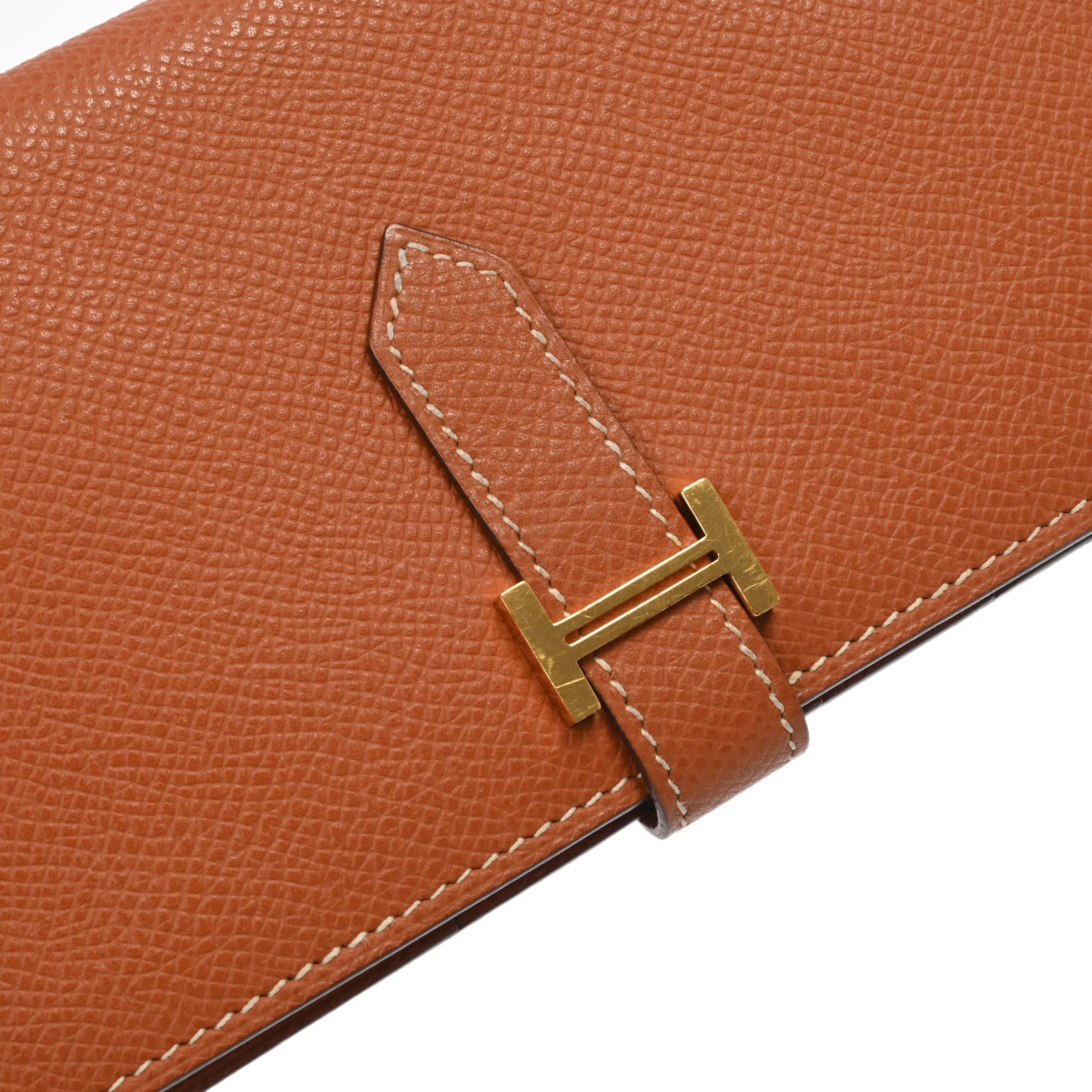 エルメス ベアン クラシック コニャック/パラジウム金具 ヴォー
