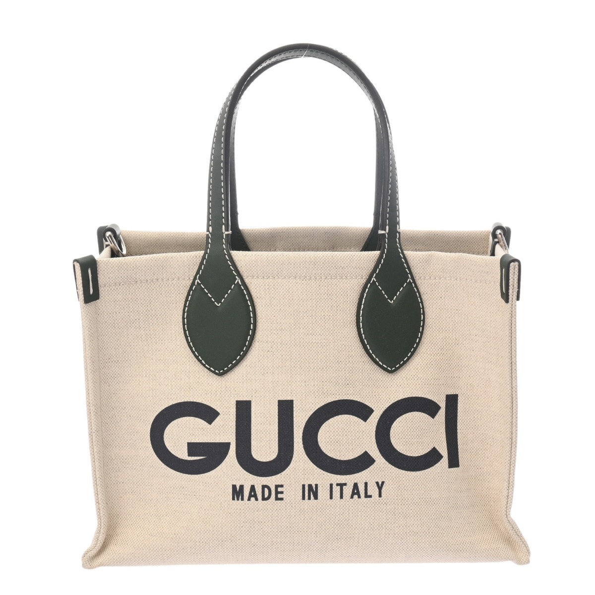 グッチ GUCCIプリント スモールトートバッグ ベージュ 772144