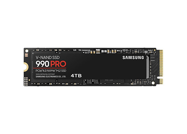 Samsung 990 Pro NVMe M.2 4TB Solid State Device - MZ-V9P4T0B/AM