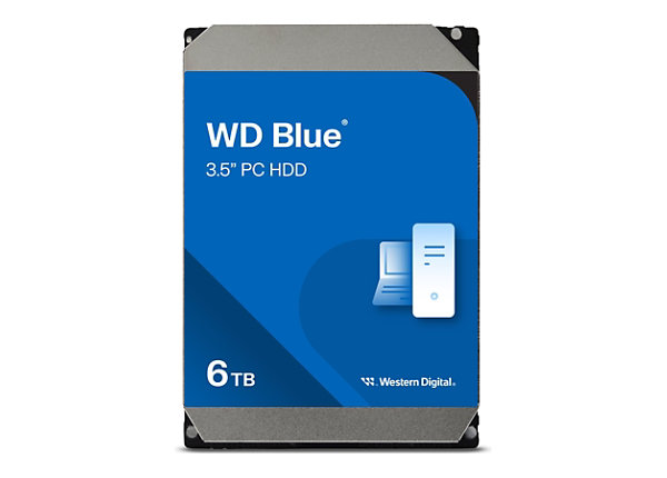 WD Blue WD60EZAX - hard drive - 6 TB - SATA 6Gb/s - WD60EZAX