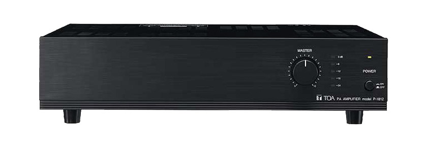 TOA P-1812 POWER AMPLIFIER 120W/4, 100V. AC/DC power