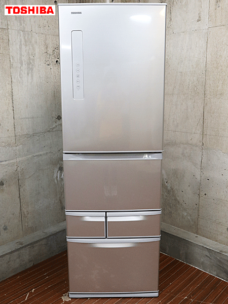 TOSHIBA ノンフロン冷凍冷蔵庫411L GR-T41GXK(EW) GR-T41GXK | 冷蔵庫