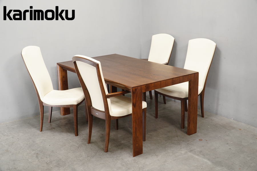 まりあ꧁カリモク家具 karimoku꧂ダイニングテーブル&チェア4脚