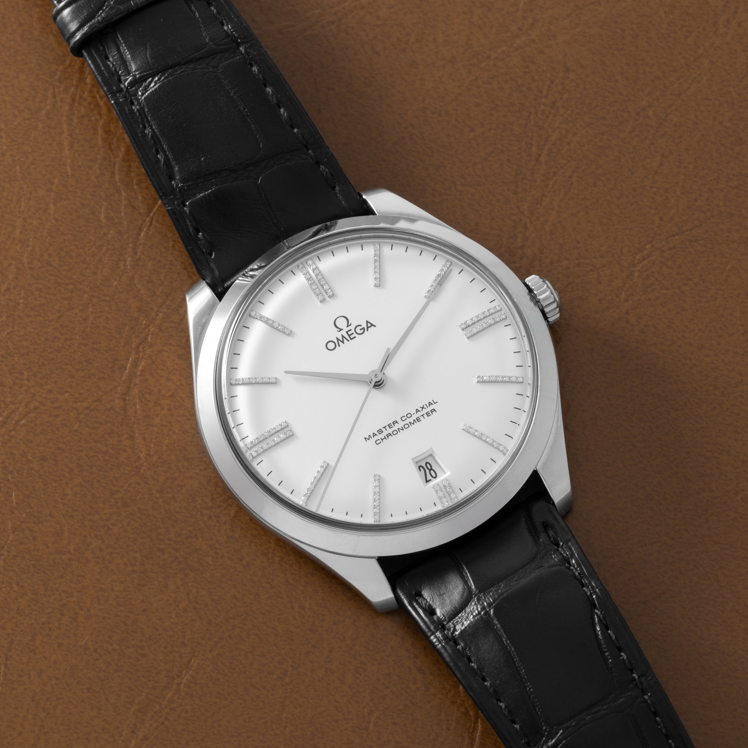 Omega DeVille Trésor White Gold Diamond – Analog:Shift