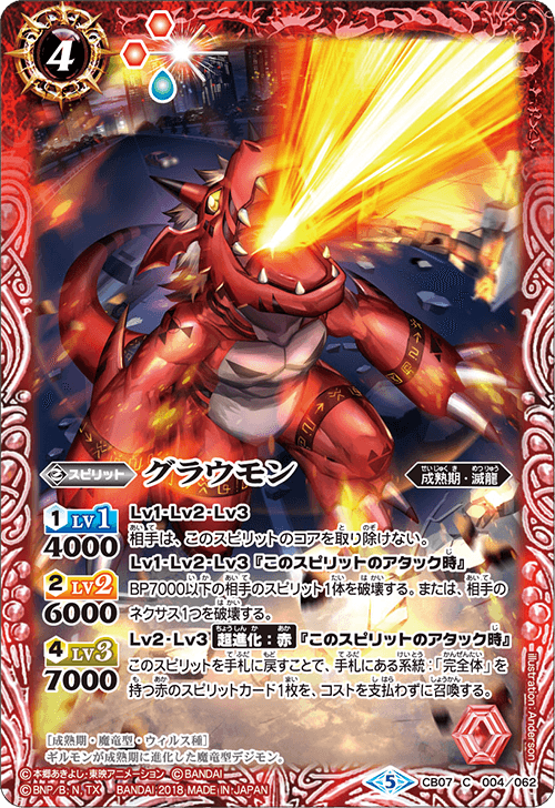 デュークモン 滅龍デッキ バトスピ バトル 激 パーツ 赤デジモン