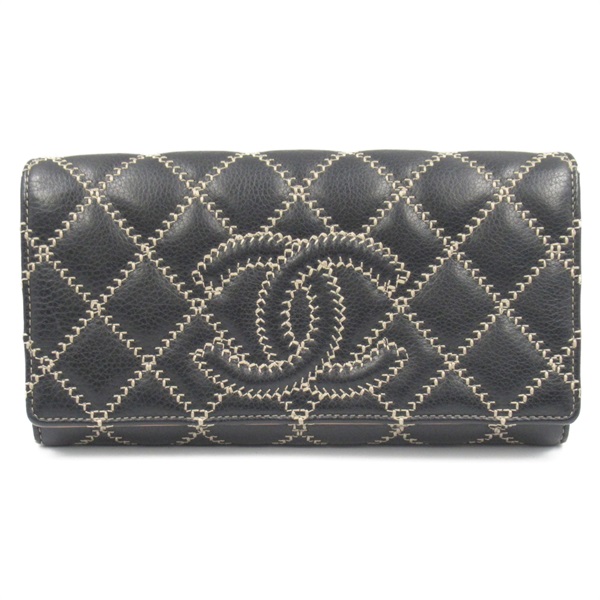 CHANEL ココマーク ウルトラステッチ ラム 財布 CHANEL ココマーク