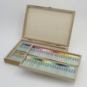 サクラ クレパス スペシャリスト 85色木箱セット(88本入り) 【画材の