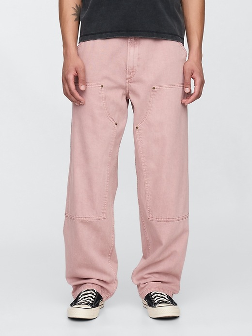 もなかGAP BAGGY CARPENTER ストライプパンツ 31/32 Baggy Carpenter