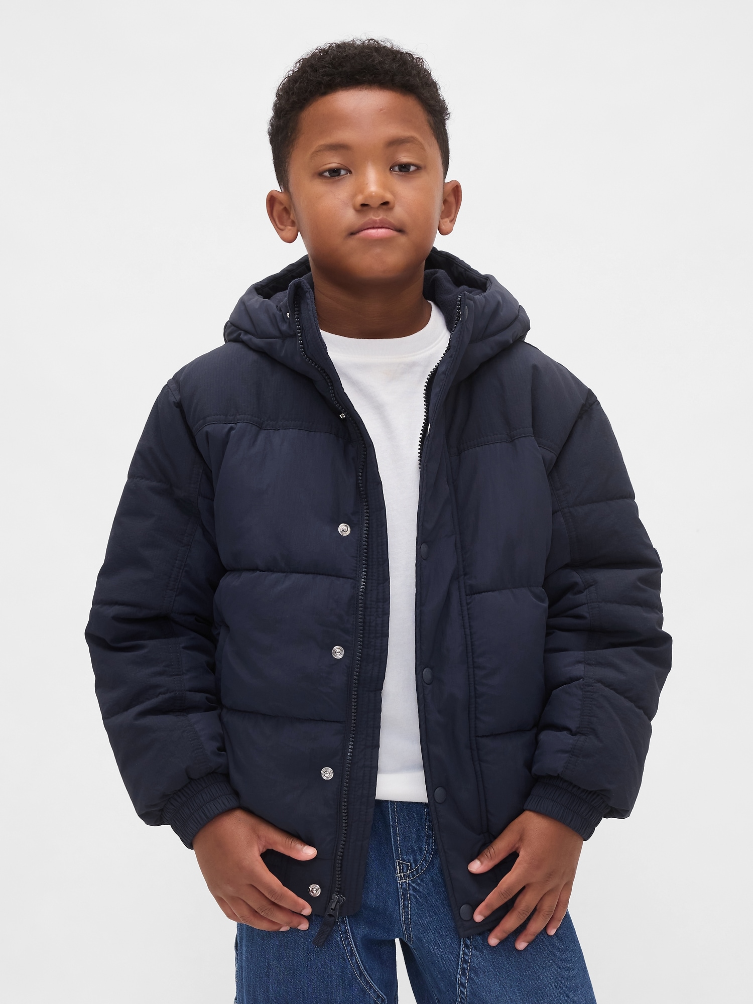 Nylon Puffer Jackets | Gap