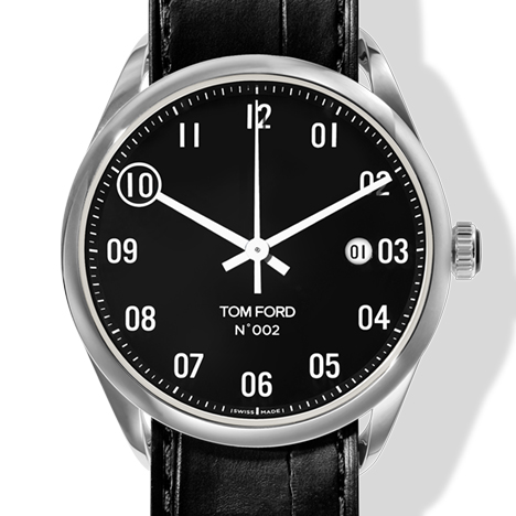 トム フォード(TOM FORD TIMEPIECES) N.001 ブラックDLCケース