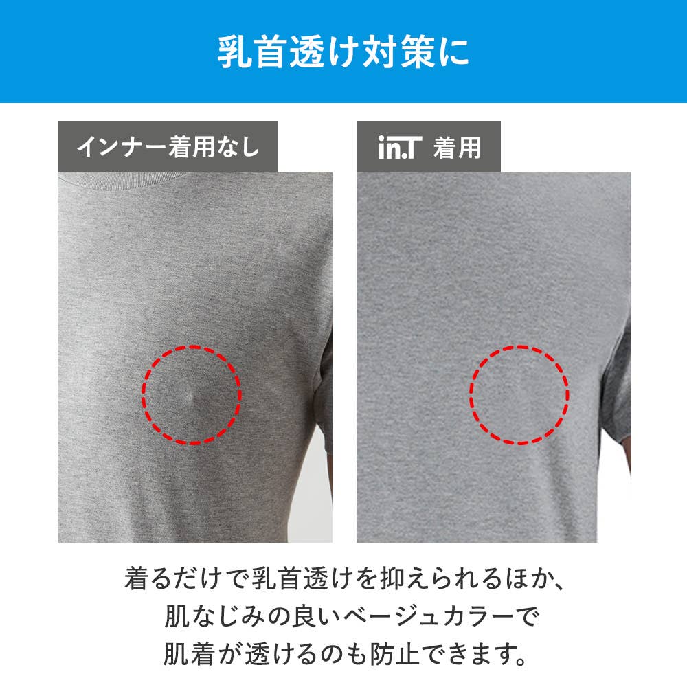 Tシャツ専用】綿リッチ・汗取り付パッド付きスリーブレス【まとめ買い