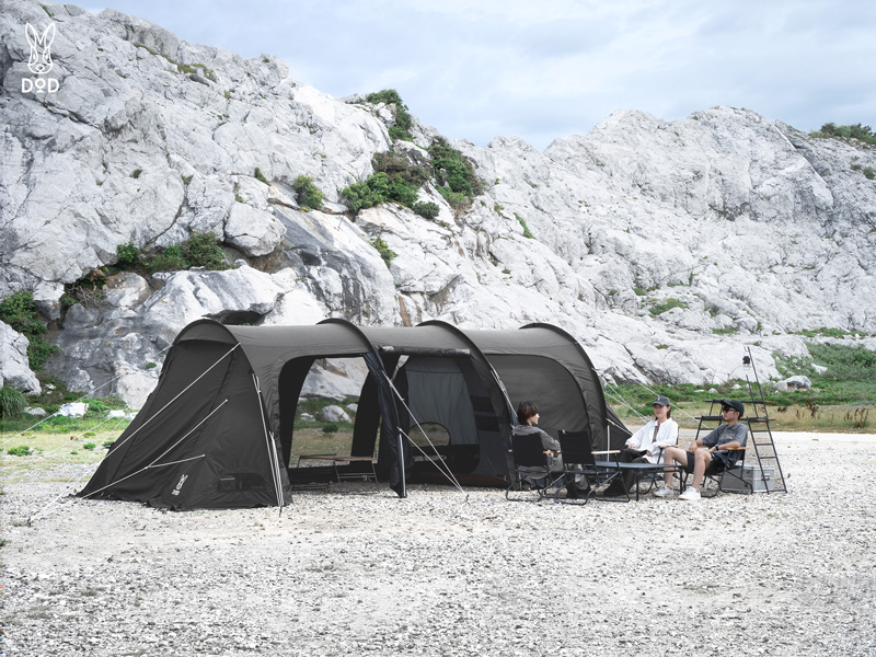 カマボコテント3M（ブラック） T5-689-BK - DOD（ディーオーディー