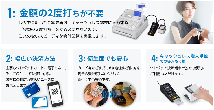 カシオ レジスター SR-G3 Bluetoothでスマホと連携！軽減税率対応