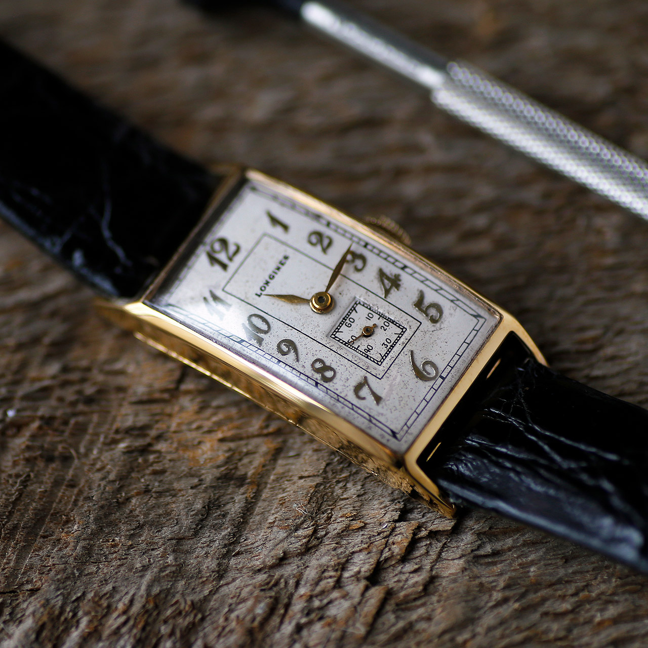 1948 Longines Tank 10k Gold - EmmyWatch