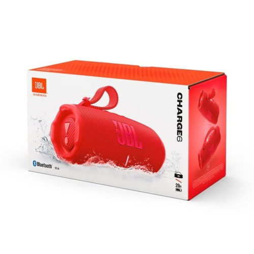 長期5年保証付】JBL CHARGE6 レッド Bluetooth5.4 防水ポータブル