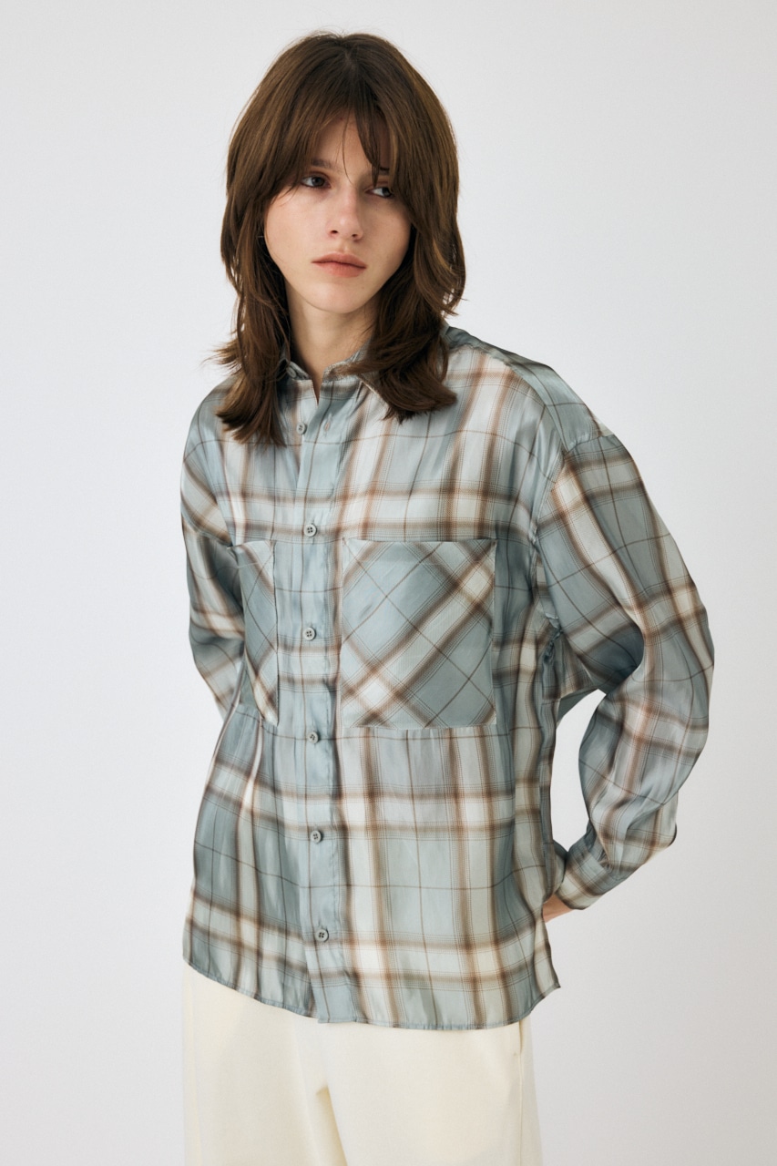 MOUSSY | MIX CHECK ルーズシャツ (シャツ・ブラウス ) |SHEL'TTER