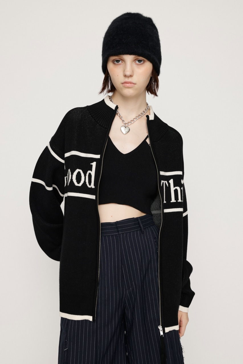SLY | LINE LOGO ZIP カーディガン (カーディガン ) |SHEL'TTER WEBSTORE