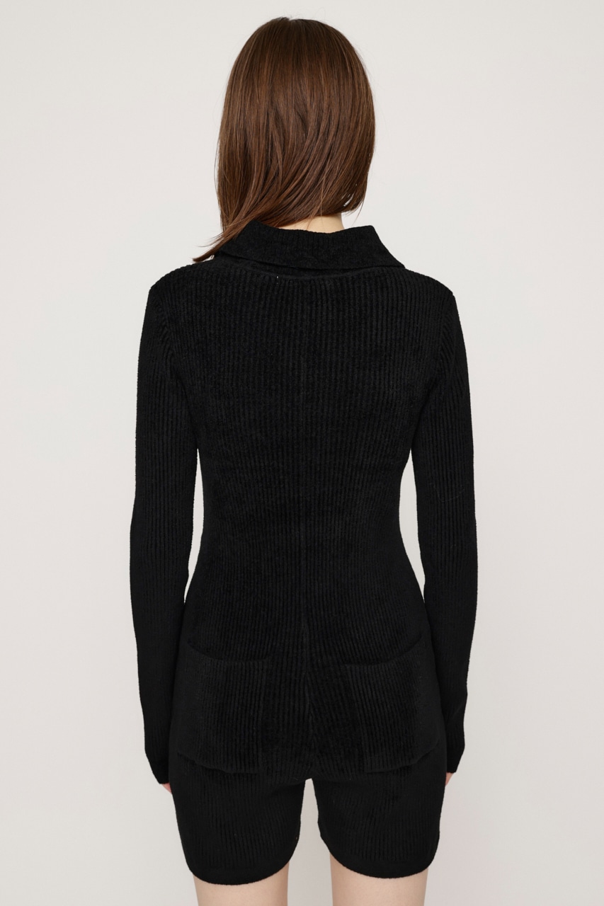 SLY | FRONT ZIP MOLE YARN ロンパース (オールインワン ) |SHEL'TTER