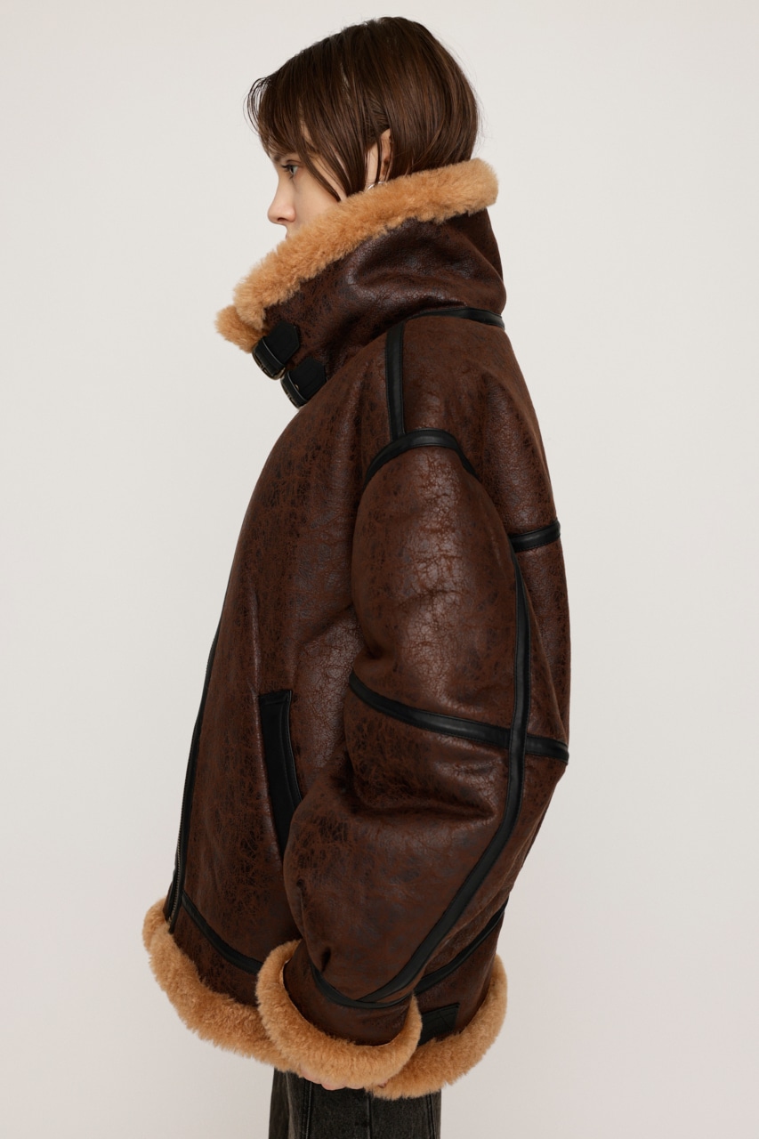SLY | VINTAGE FAUX SHEARLING ジャケット (ブルゾン ) |SHEL'TTER