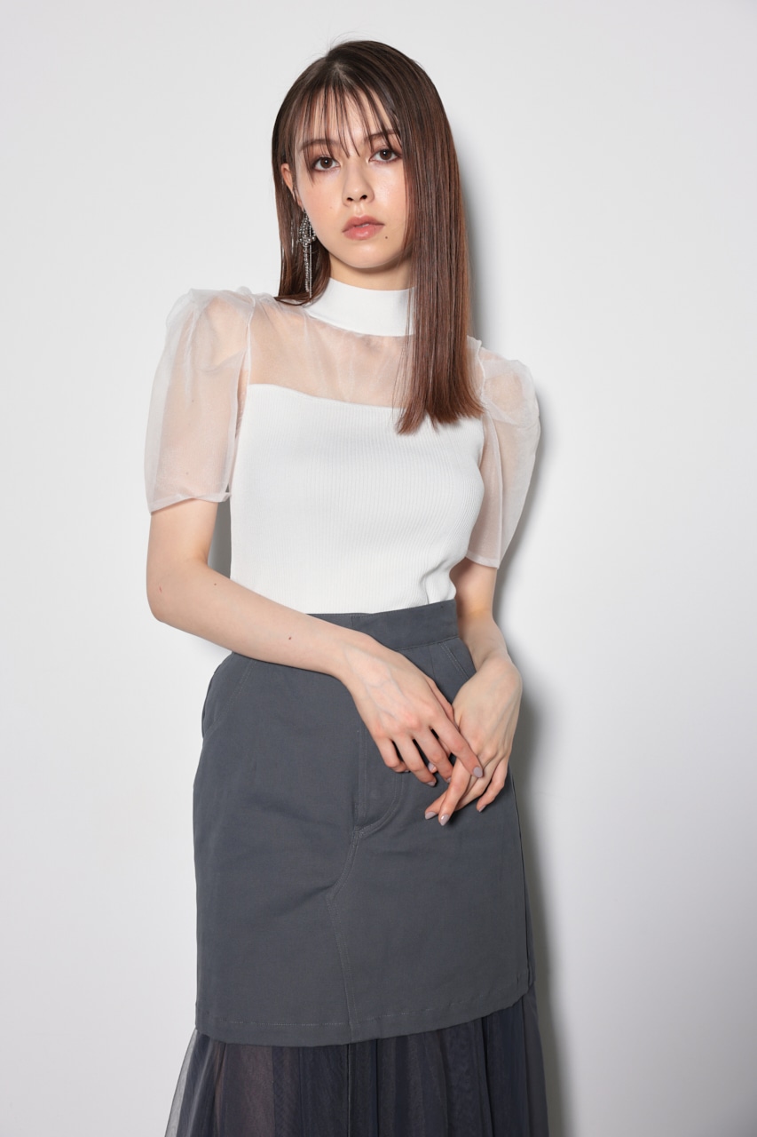 rienda | バックオープンニットトップス (ニット ) |SHEL'TTER WEBSTORE