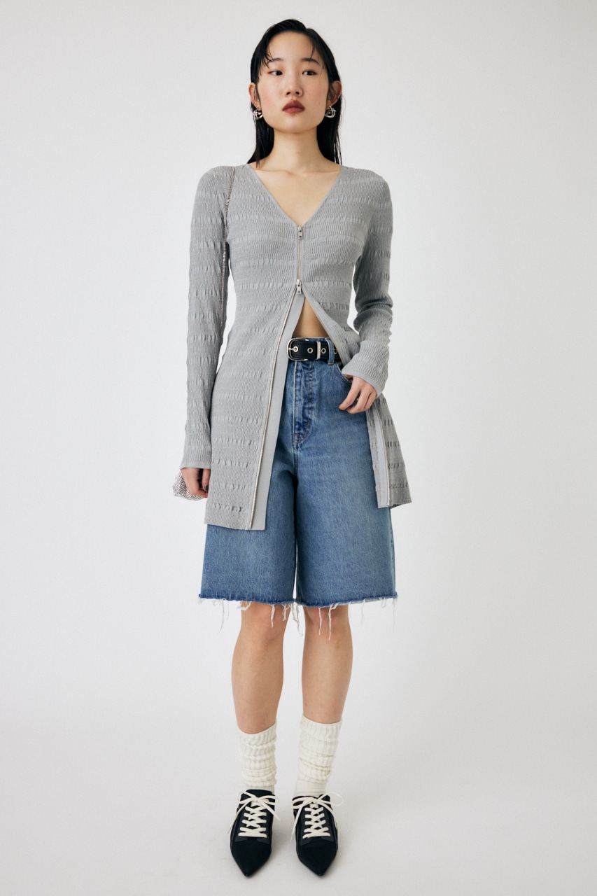 MOUSSY | OPEN STITCH KNIT MINI ドレス (ワンピース(ミニ・ミディアム