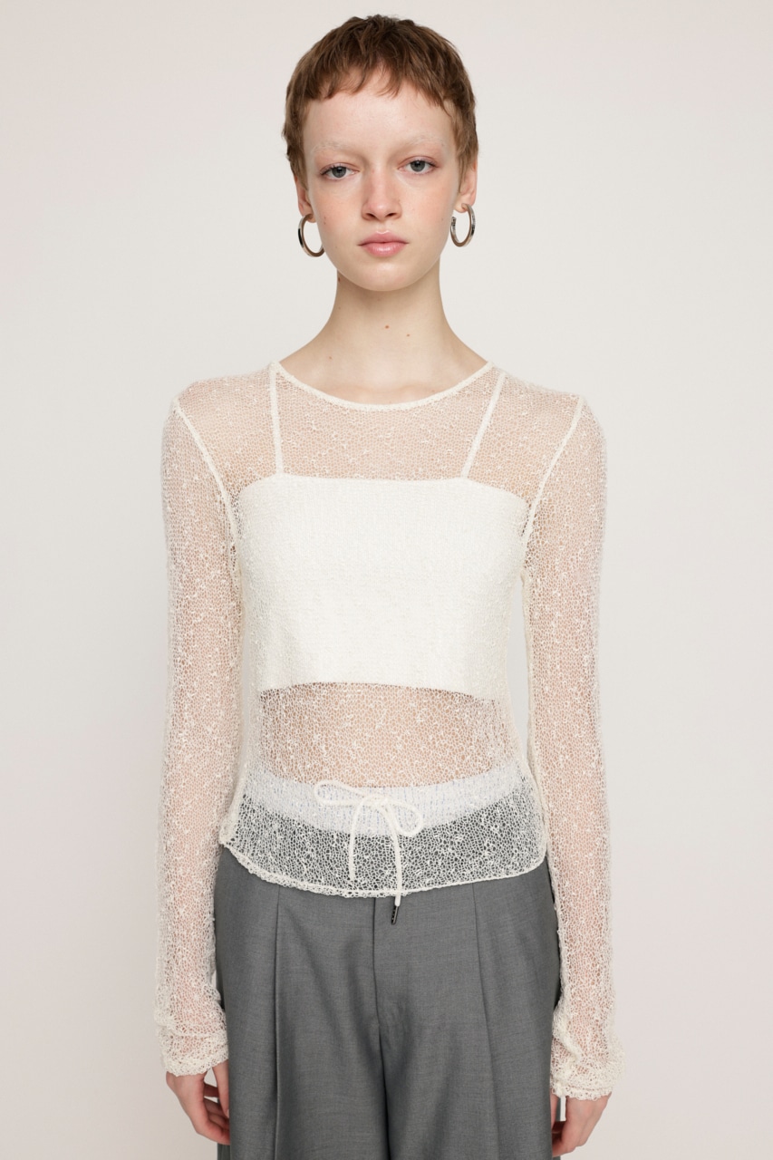 SLY | NEP SHEER KNIT トップス (ニット ) |SHEL'TTER WEBSTORE