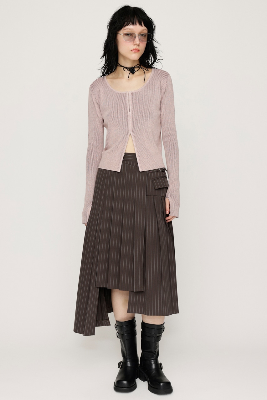 SLY | WRAP PLEATS ミディアムスカート (スカート(ミディアム) ) |SHEL
